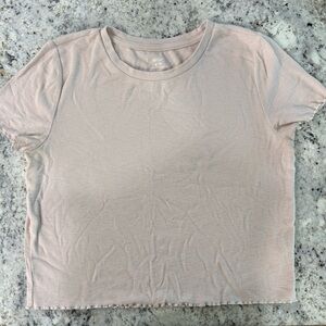 Aerie Light Pink Short Sleeve Tee